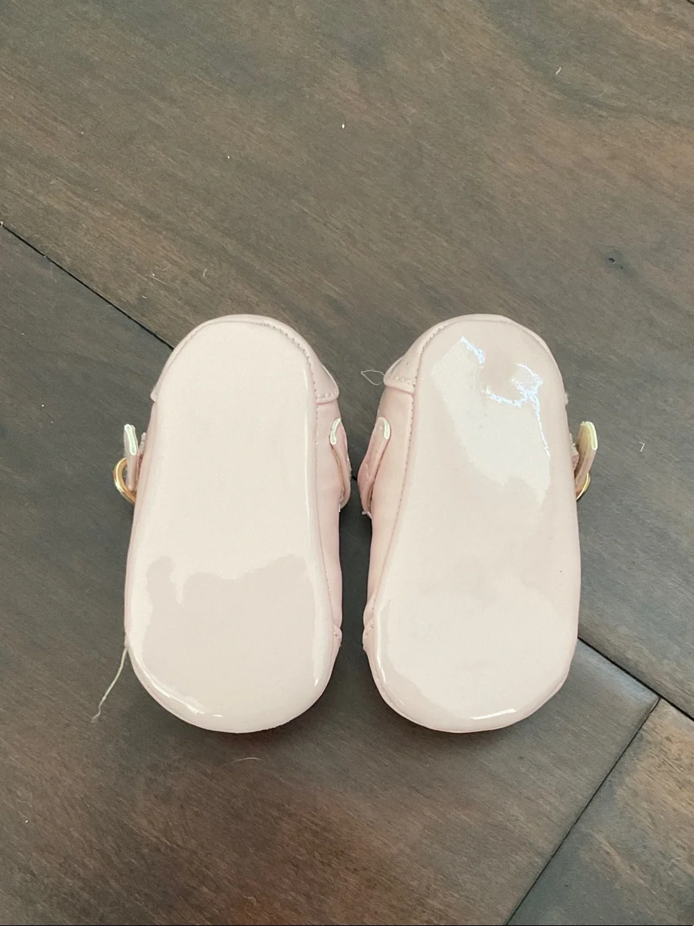 Janie and Jack glossy pink